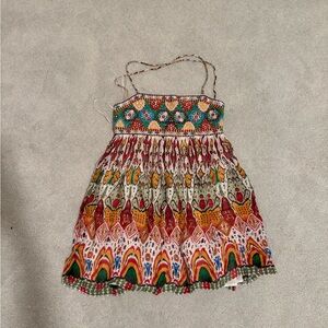 Zara Colorful Patterned Mini Dress